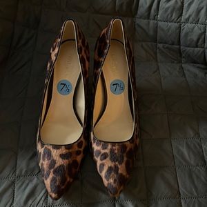 Leopard print heels